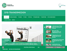 Tablet Screenshot of fussballtraining.com